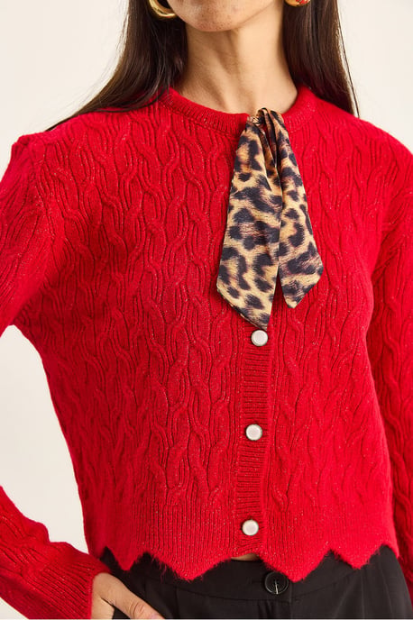 Strickjacke mit Struktur - Image 5