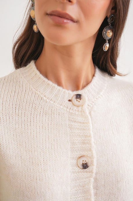 Rippstrick-Button-Cardigan - Image 5