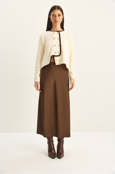 Rippstrick Knopf-Cardigan - Image 2