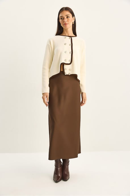 Rippstrick Knopf-Cardigan - Image 3