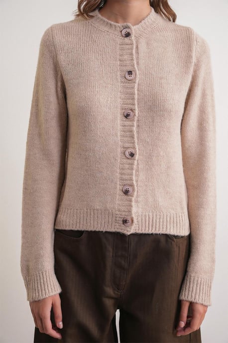 Rippstrick-Button-Cardigan - Image 5