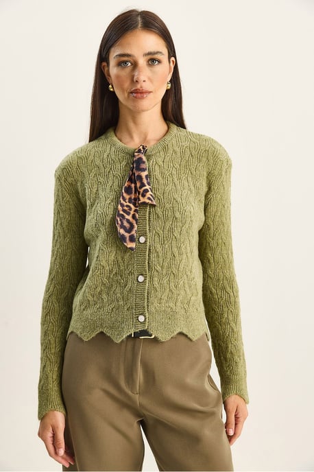 Strickjacke mit strukturiertem Design - Image 2