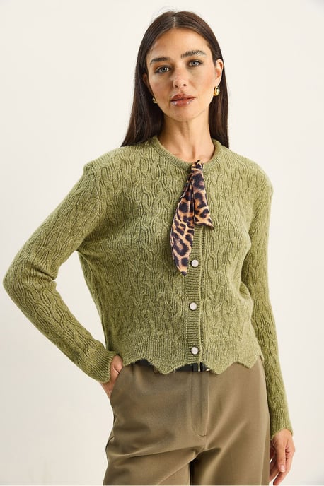 Strickjacke mit strukturiertem Design - Image 3