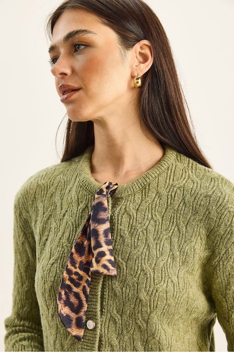 Strickjacke mit strukturiertem Design - Image 5