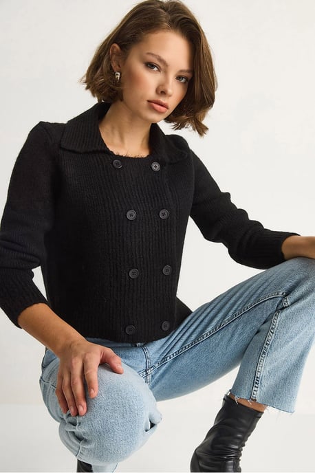 Rippstrick-Cardigan - Image 1