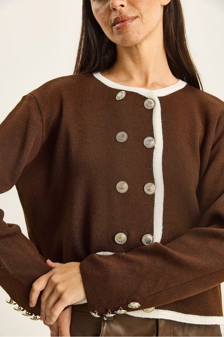Rippstrick Knopf-Cardigan - Image 5