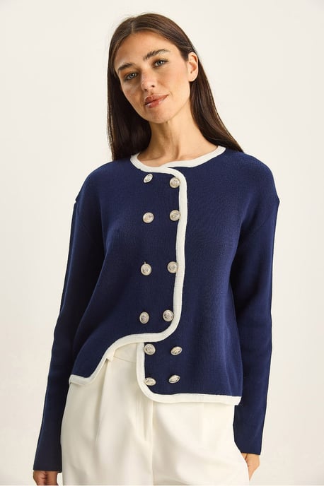 Rippstrick Knopf-Cardigan - Image 5