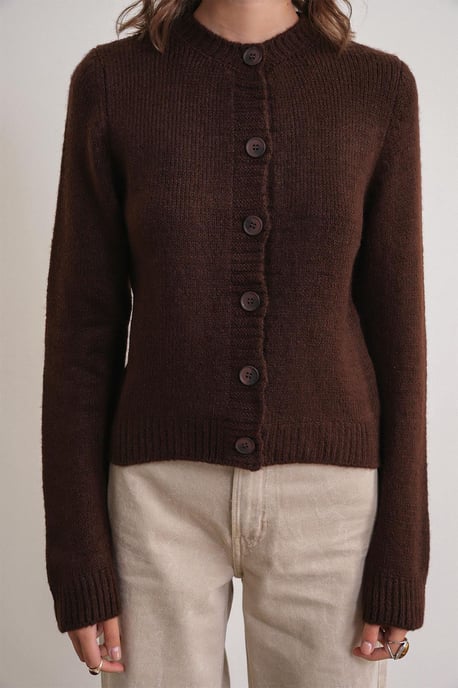Rippstrick-Button-Cardigan - Image 4