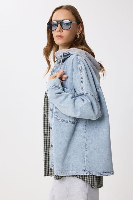 Kapuzdenimjacke - Image 2