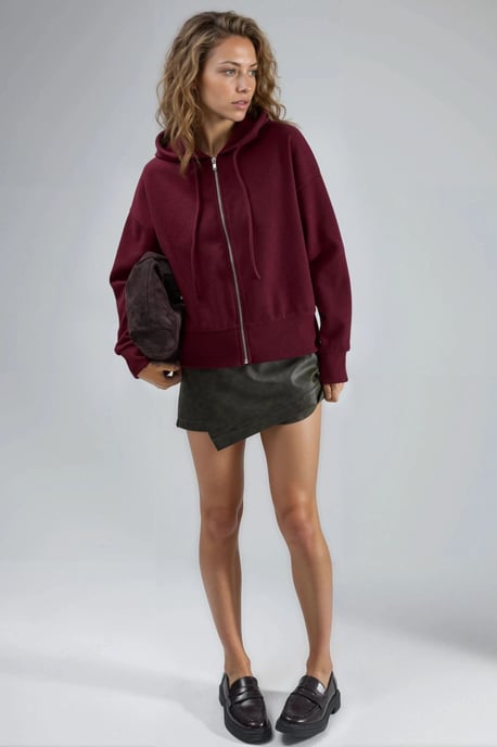 Kapuzenzipperjacke mit Taschen - Image 3