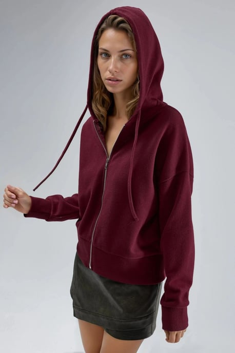 Kapuzenzipperjacke mit Taschen - Image 4