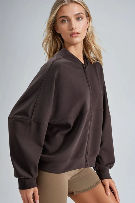 Modal-Jacke mit Reißverschluss - Image 2