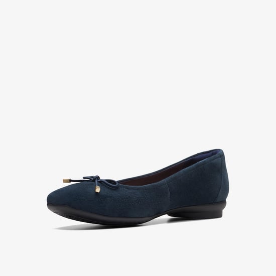 Candra Light Navy Suede Schuhe - Image 4