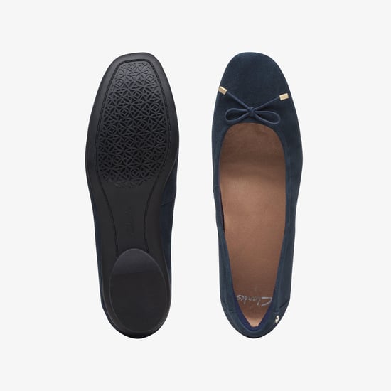 Candra Light Navy Suede Schuhe - Image 6