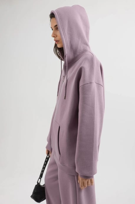 Kapuzenshirt mit oversized Reißverschluss - Image 2