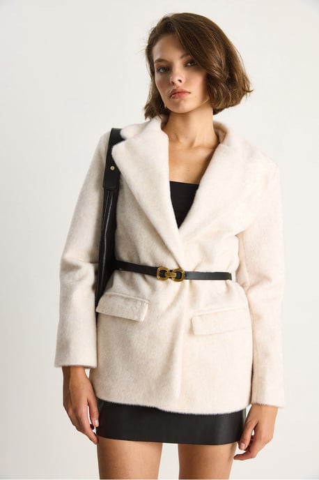 Samtjacke mit Gürtel - Image 4