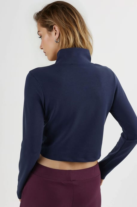 Taillierte Strickjacke mit Reißverschluss - Image 3