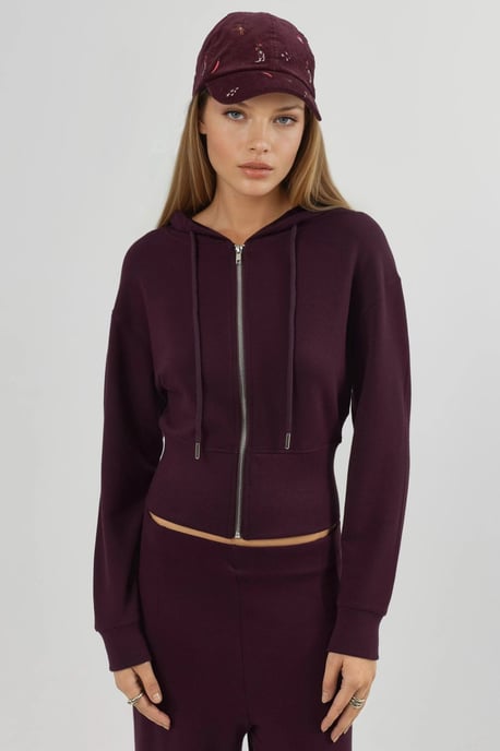 Hoodie mit Reißverschluss und langen Ärmeln - Image 1