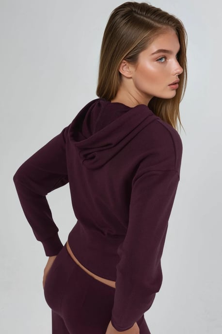 Hoodie mit Reißverschluss und langen Ärmeln - Image 2