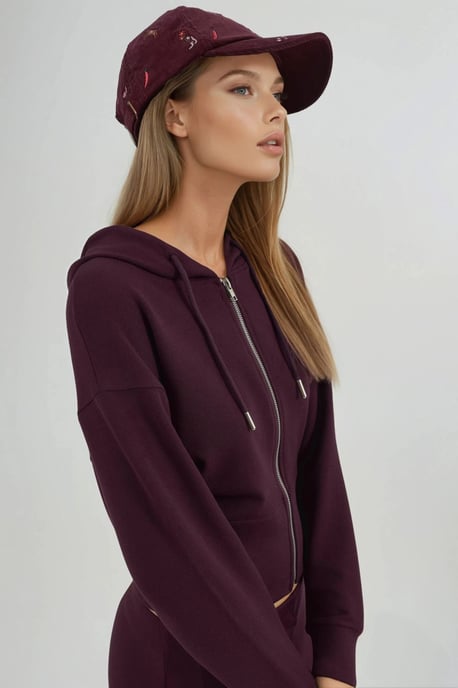 Hoodie mit Reißverschluss und langen Ärmeln - Image 3