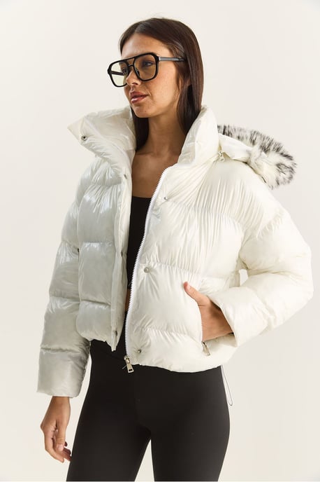 Kapuzenshirt Daunenjacke - Image 3