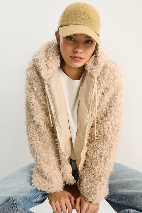 Hooded Fleece Mantel - Image 1