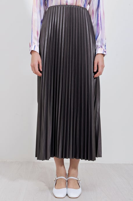 Hochtaillierte Maxirock mit Rüschendetail - Image 3