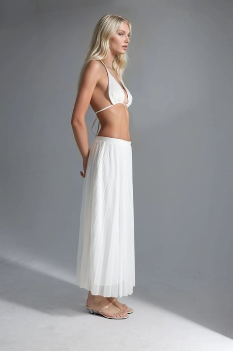 Mid-Waist Tüll Maxirock - Image 3