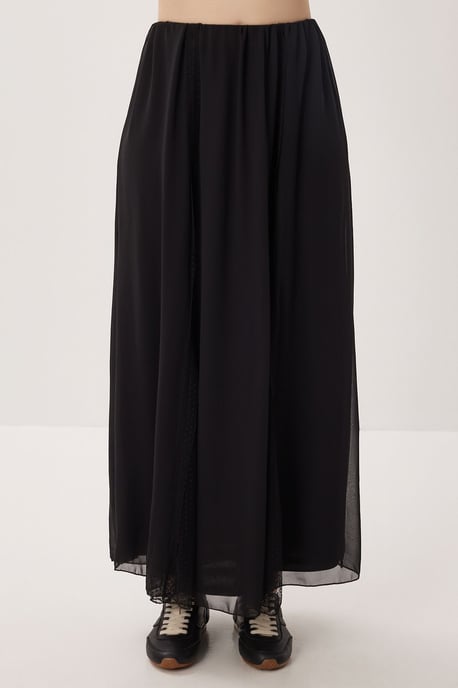 Hochtaillierte Maxiröcke aus Chiffon - Image 5