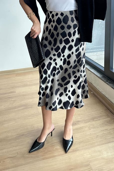 Leopard Midi-Rock - Image 1