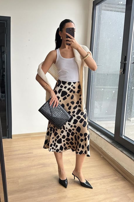 Leopard Midi-Rock - Image 4