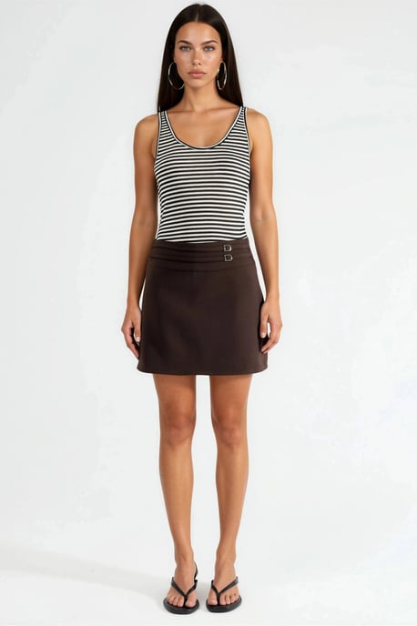 Gürtel-Detaillierte Mini-Shorts - Image 6