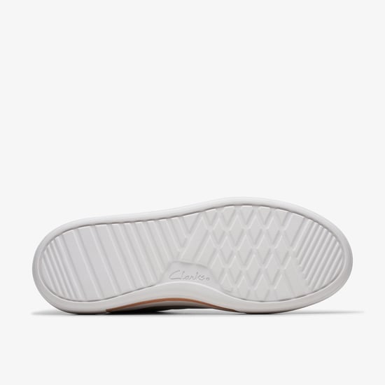Hibiskus-Weg Silberne Leder-Sneaker - Image 4