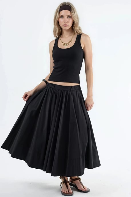 Ärmelloses U-Hals Modal Baumwolle Tanktop - Image 5