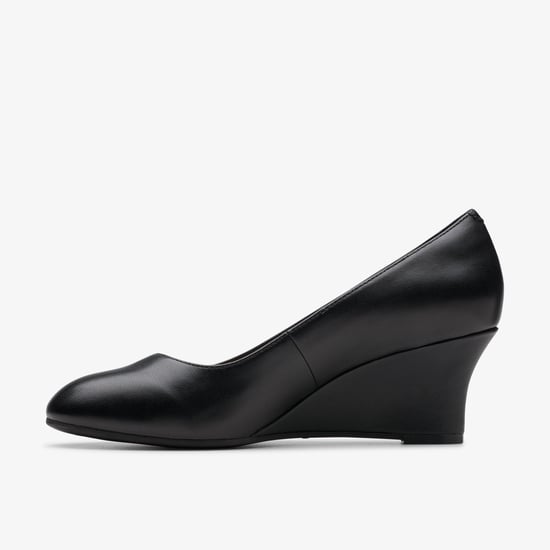 Olivette Pearl Black Leather Schuhe - Image 2