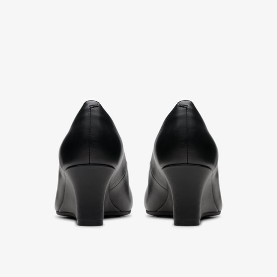 Olivette Pearl Black Leather Schuhe - Image 5