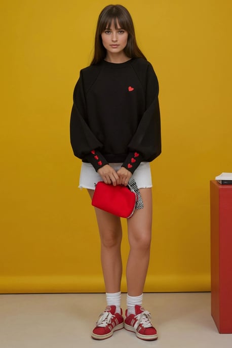 Bestickter Baumwollpullover - Image 4