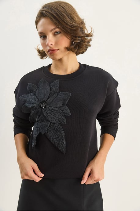 Zugangsdetail Langarm Crewneck Sweatshirt - Image 3