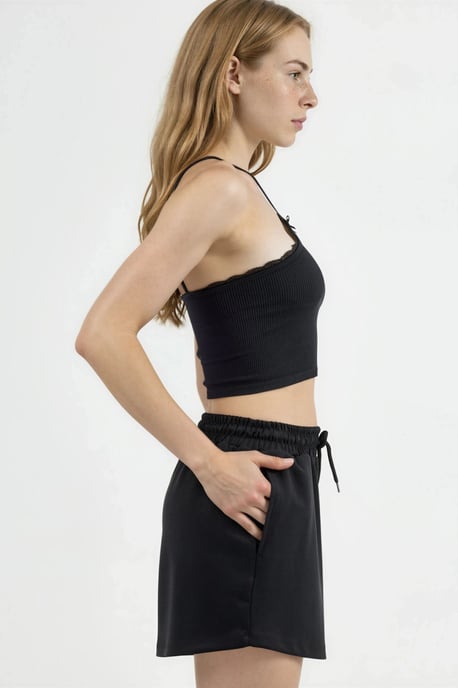 Elastische Modal-Shorts mit Taschen - Image 3