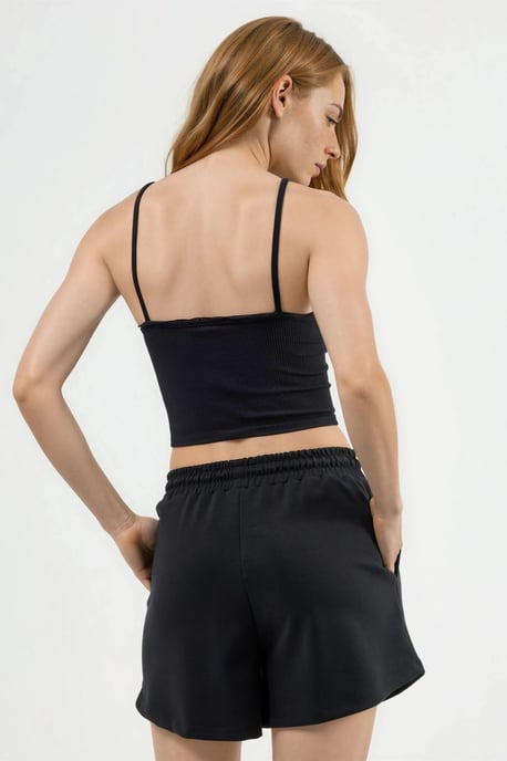 Elastische Modal-Shorts mit Taschen - Image 5
