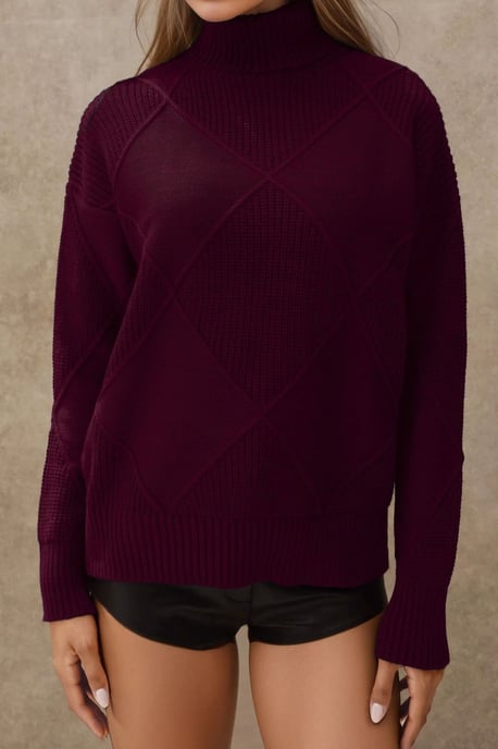 Rollkragen-Strickpullover - Image 2