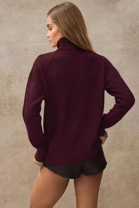 Rollkragen-Strickpullover - Image 3