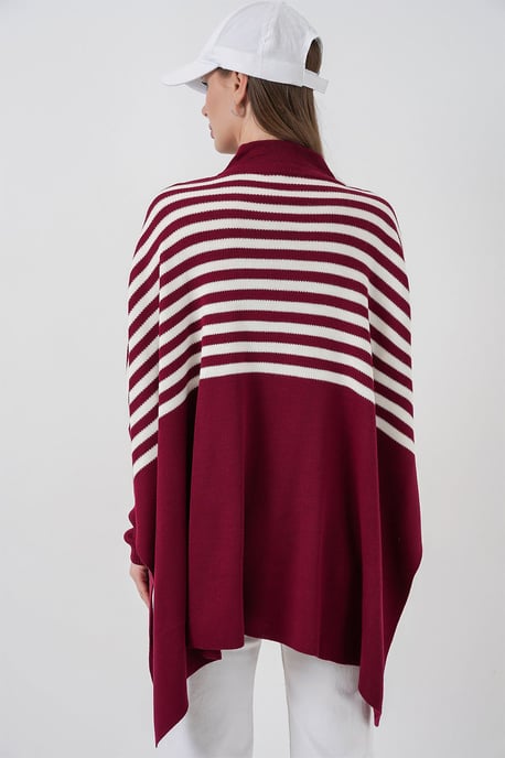 Schlitz-Details Halber Rollkragen Lässiger Pullover - Image 6
