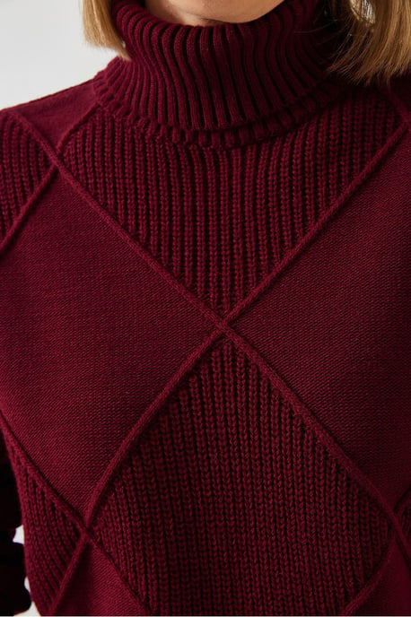 Strickpullover mit Stehkragen - Image 2