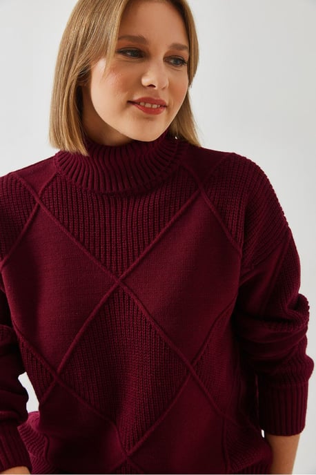 Strickpullover mit Stehkragen - Image 4