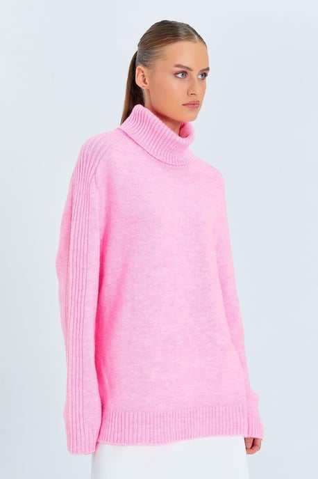 Lockerer Pullover mit Stehkragen - Image 2