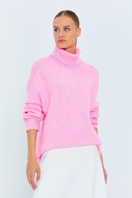 Lockerer Pullover mit Stehkragen - Image 3