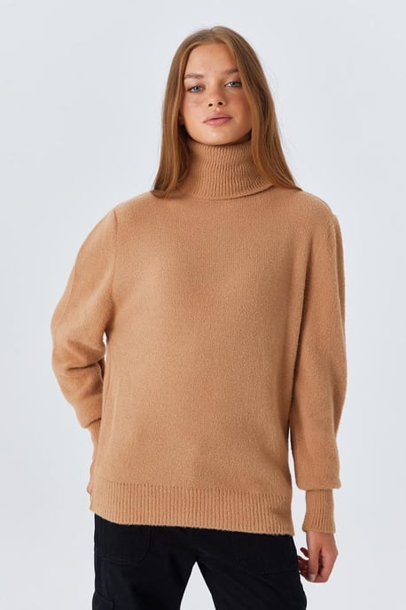 Dicker gerippter Rollkragenpullover - Image 2