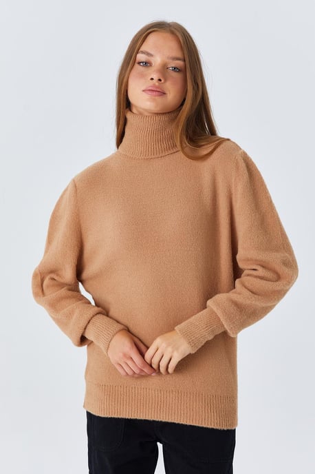 Dicker gerippter Rollkragenpullover - Image 6