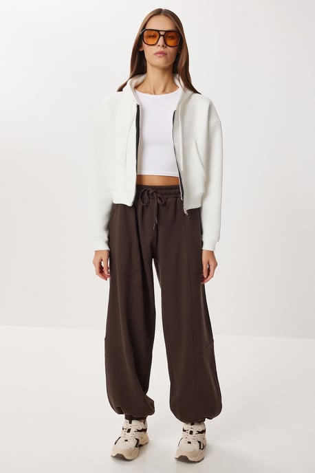 Kapuzensweatshirt mit Reißverschluss in entspannter Passform - Image 2